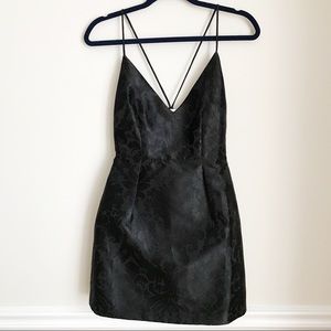 NWT Free People Queen of Hearts Dress in Black Combo